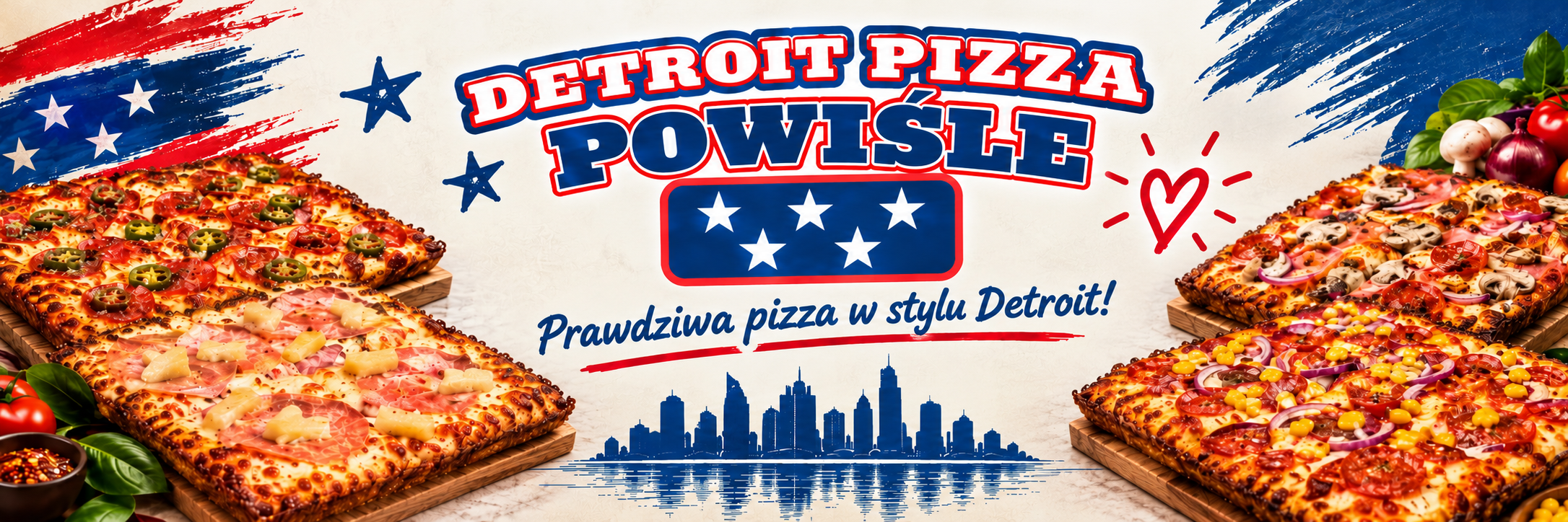 Detroit Pizza - Warszawa - Banner - Mobile