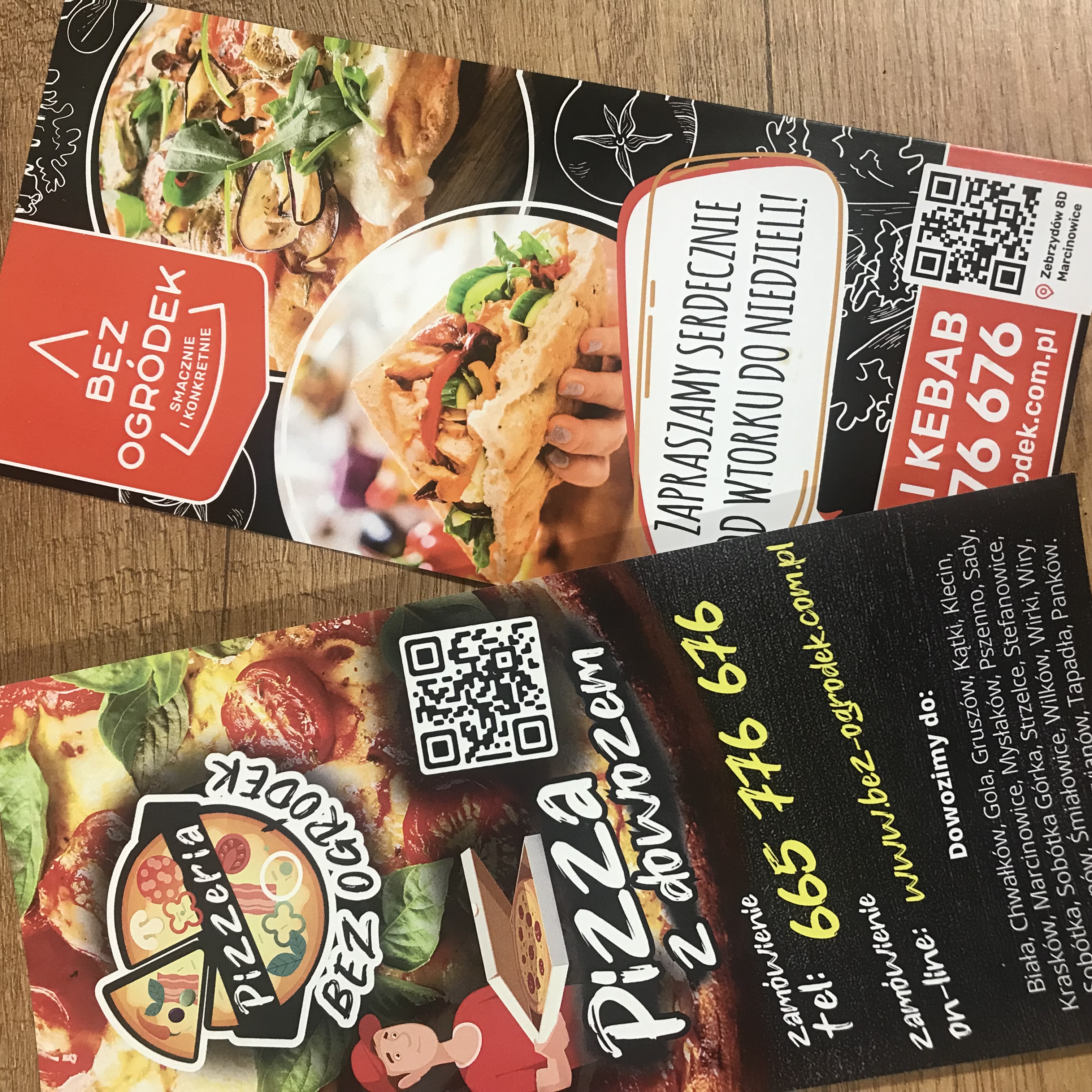 Pizzeria BezOgródek - Zebrzydów - Banner - Mobile