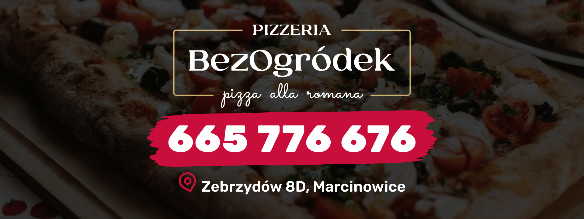 Pizzeria BezOgródek - Zebrzydów - Banner - Mobile