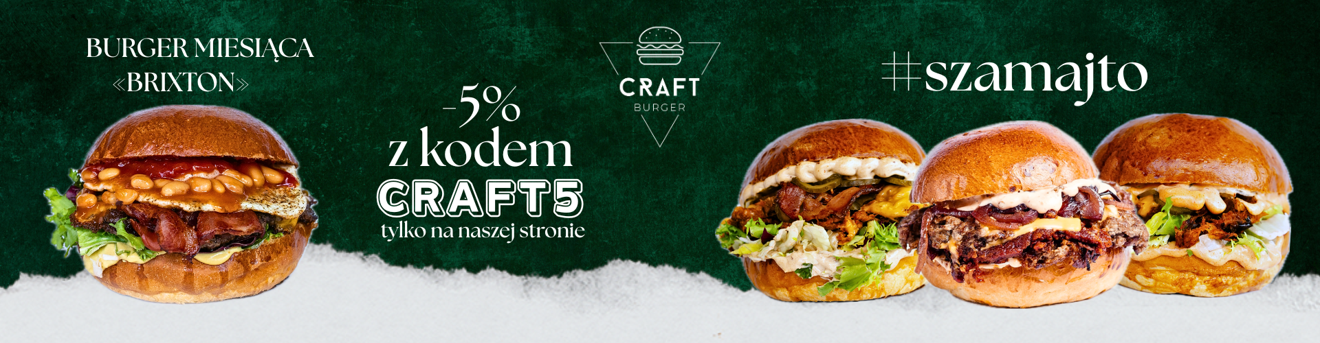 Craft Burger - Banner - Mobile