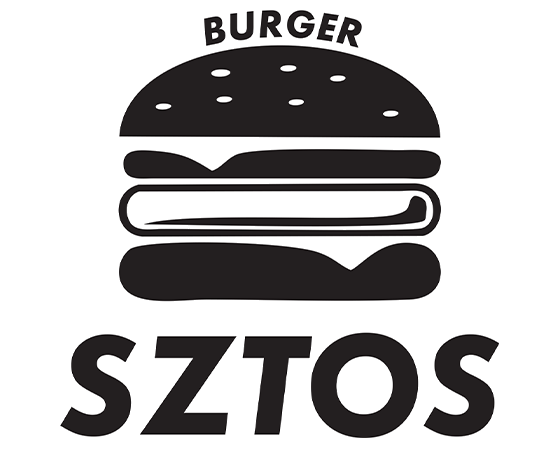 SZTOS BURGER logo SZTOS BURGER logo