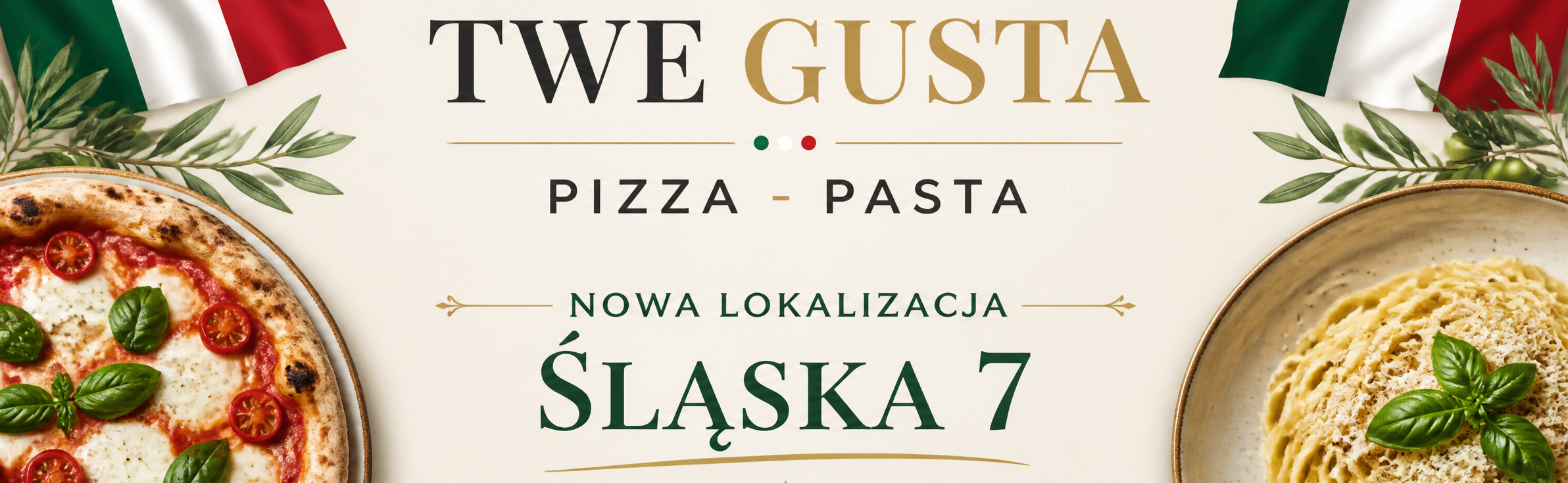Twe Gusta Pizzeria Ciechanów - Banner - Mobile