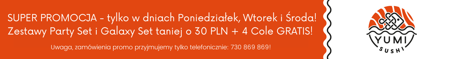 YUMI SUSHI & SHOP - Milanówek - Banner - Desktop