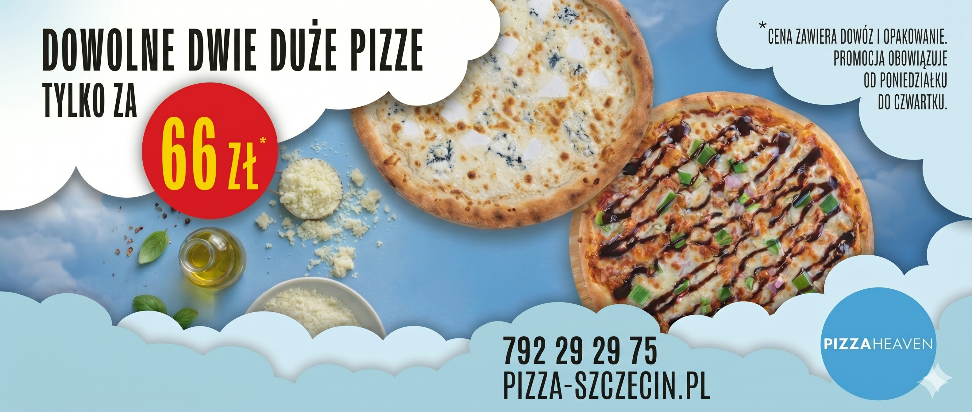 Pizza Heaven - Szczecin - Banner - Desktop