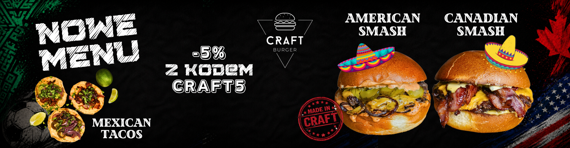 Craft Burger - Banner - Mobile