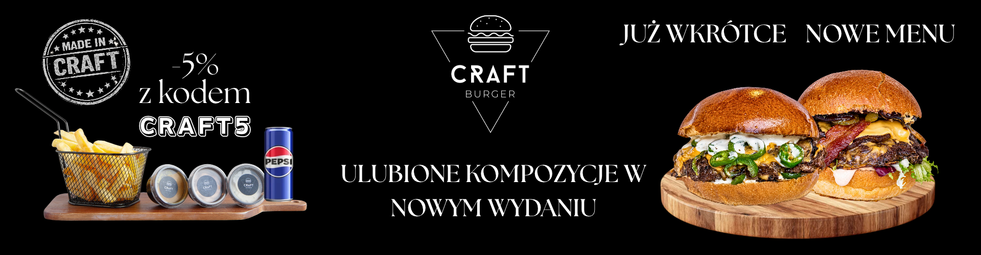 Craft Burger - Banner - Mobile