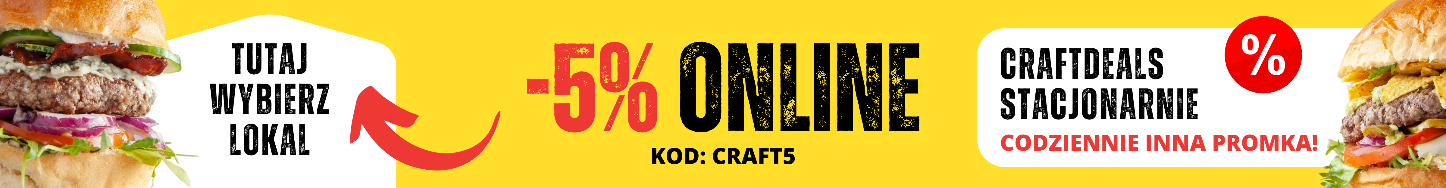 Craft Burger - Banner - Mobile