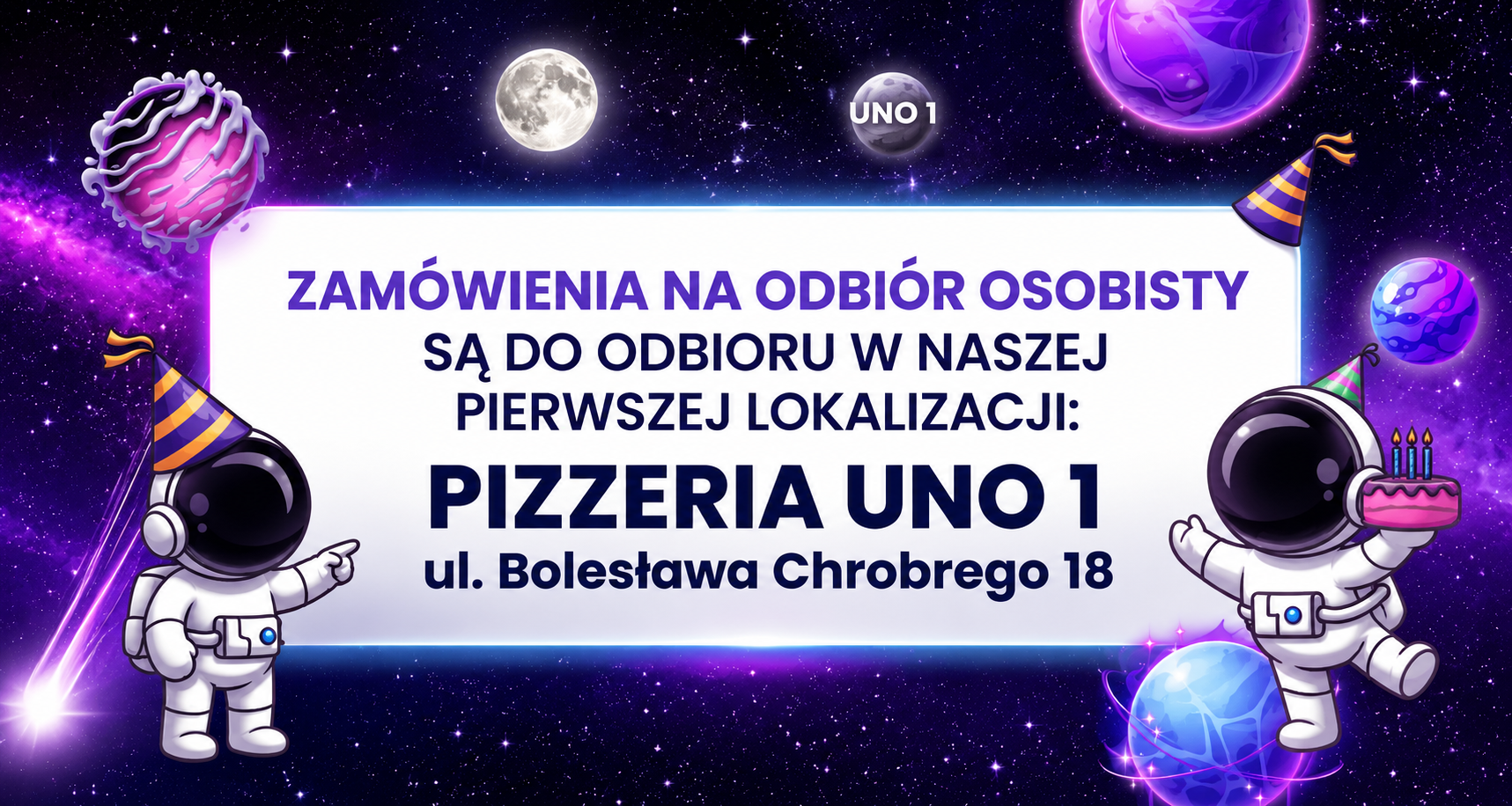 Pizzeria UNO - Koszalin - Banner - Desktop