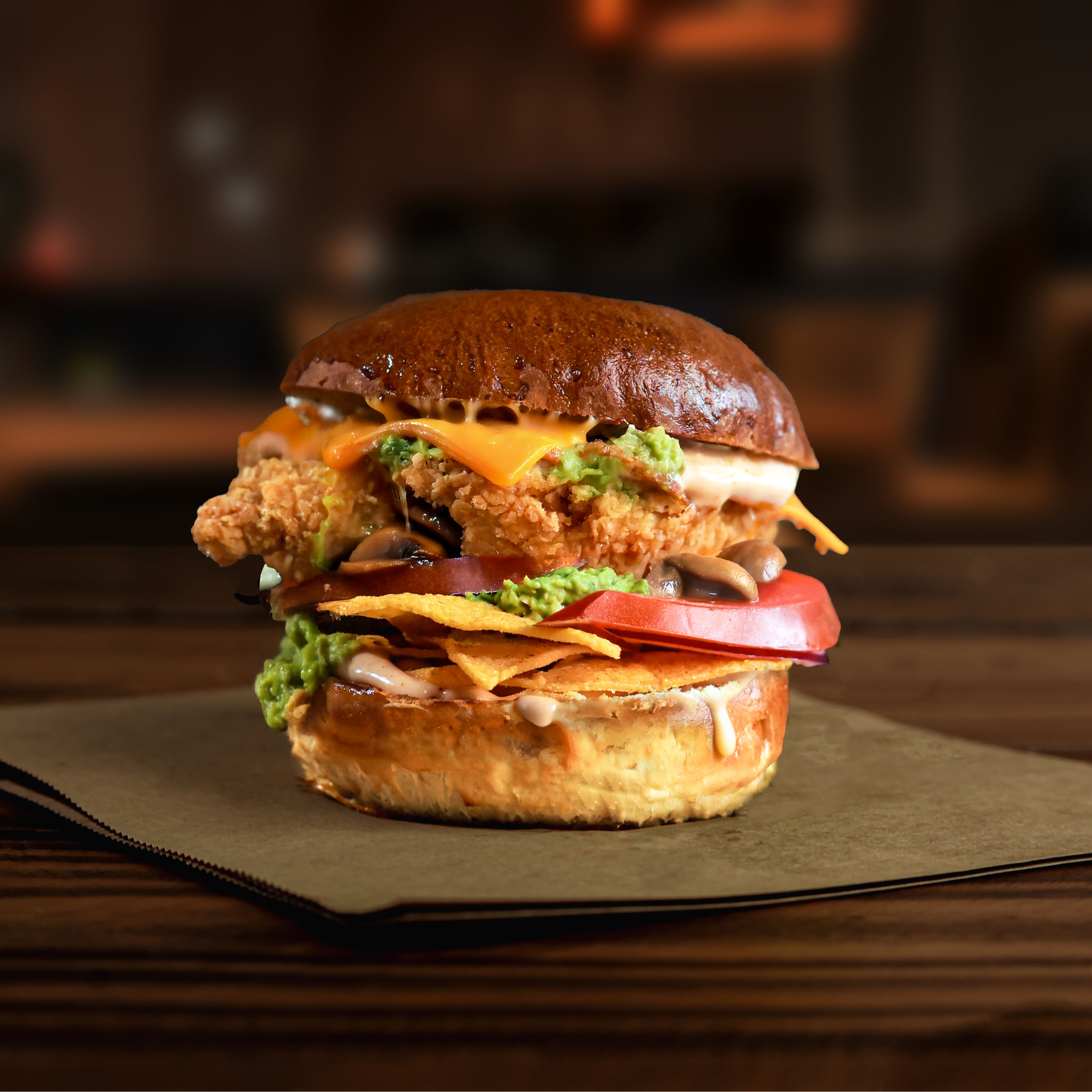 The Burger Point - 17. Guacamole Chicken Burger